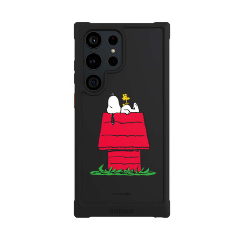 Samsung Galaxy S23 Ultra NIVOmax Transparent Snoopy and Woodstock Classic