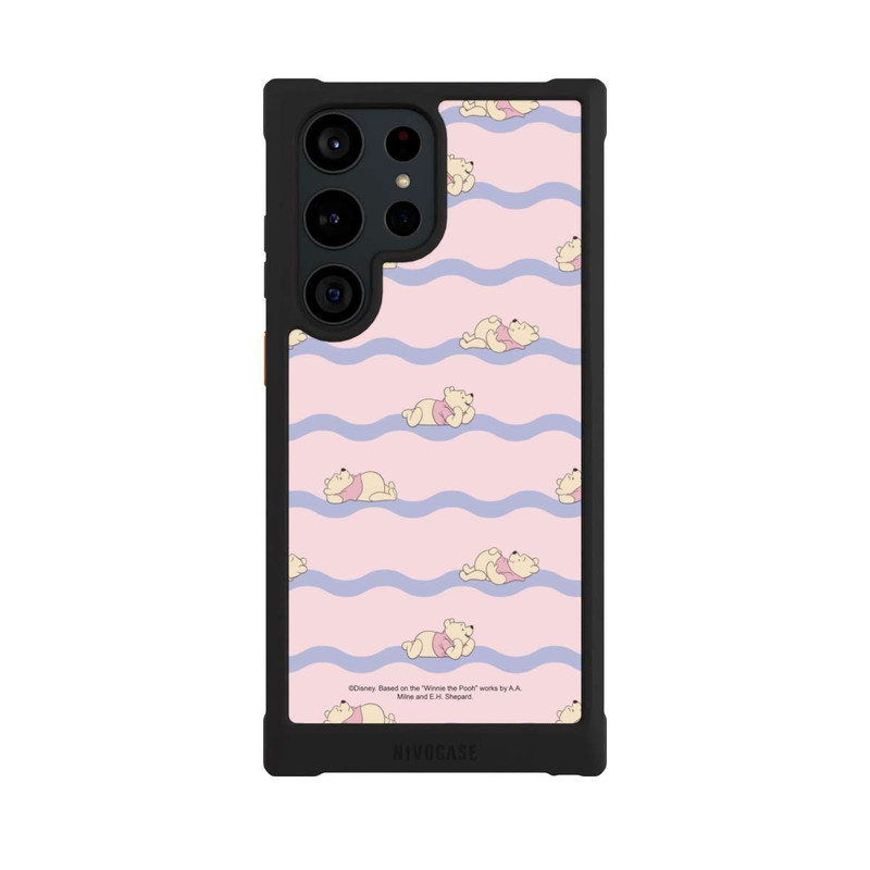 Galaxy S23 Ultra NIVOmax Winnie the Pooh Pink Waves