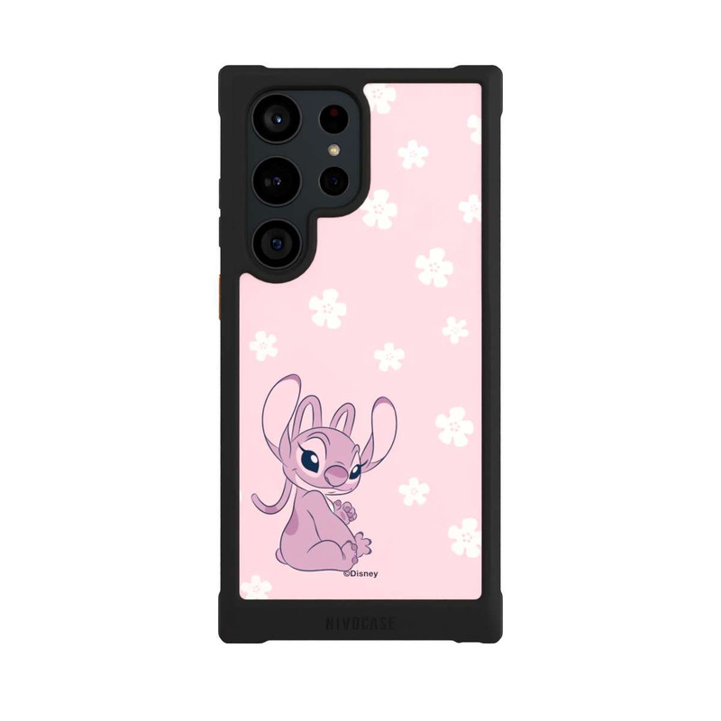 Galaxy S23 Ultra NIVOmax Angel Pink Pastel Flowers