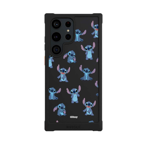 Samsung Galaxy S23 Ultra NIVOmax Stitch Faces Pattern Transparent