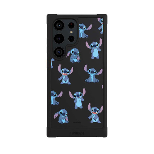 Samsung Galaxy S23 Ultra NIVOmax Stitch Faces Pattern Transparent