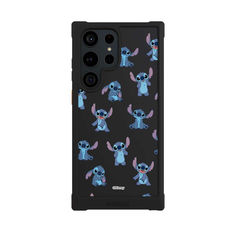 Galaxy S23 Ultra NIVOmax Stitch Faces Pattern Transparent
