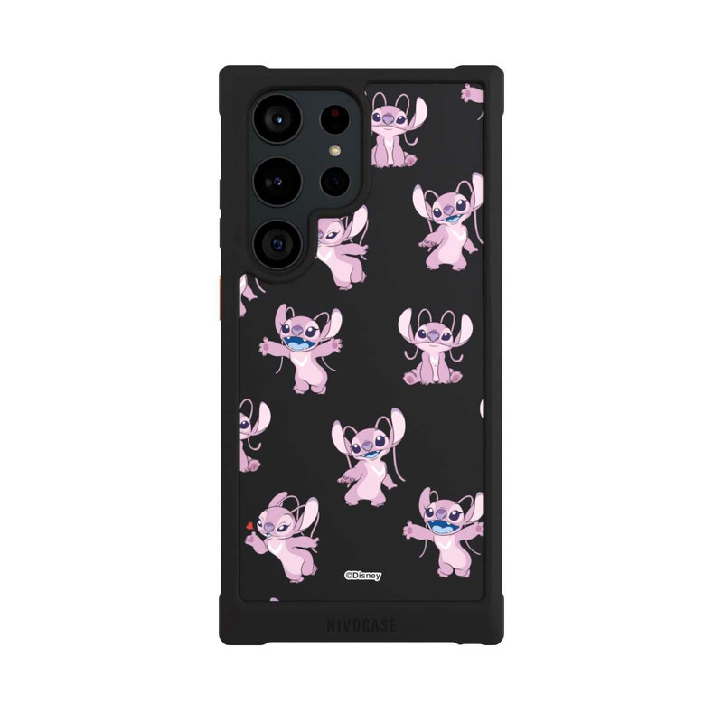 Galaxy S23 Ultra NIVOmax Angel Faces Pattern Transparent