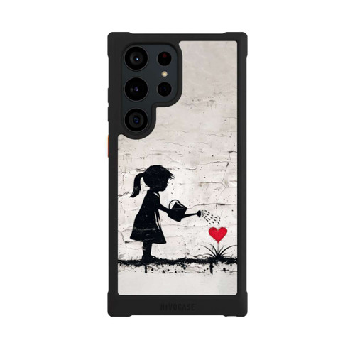 Samsung Galaxy S23 Ultra NIVOmax Girl Watering Bunch of Flowers 