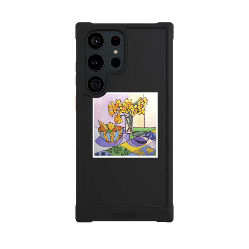 Samsung Galaxy S23 Ultra NIVOmax Daffodil Patchwork, 2023, by Catherine J Martzloff