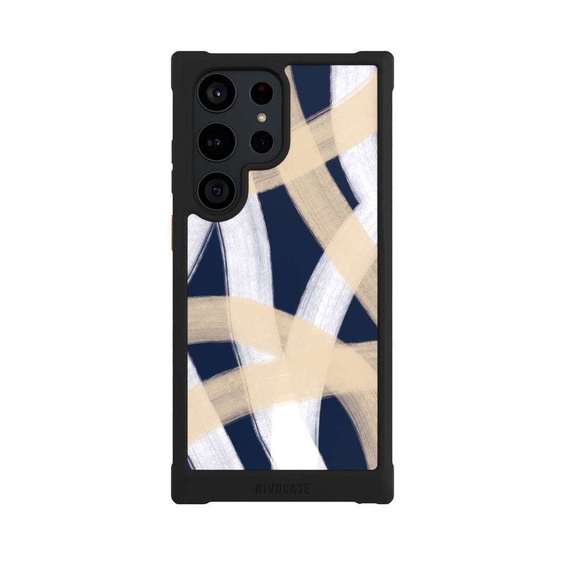 Galaxy S23 Ultra NIVOmax Laced Up Beije Blue