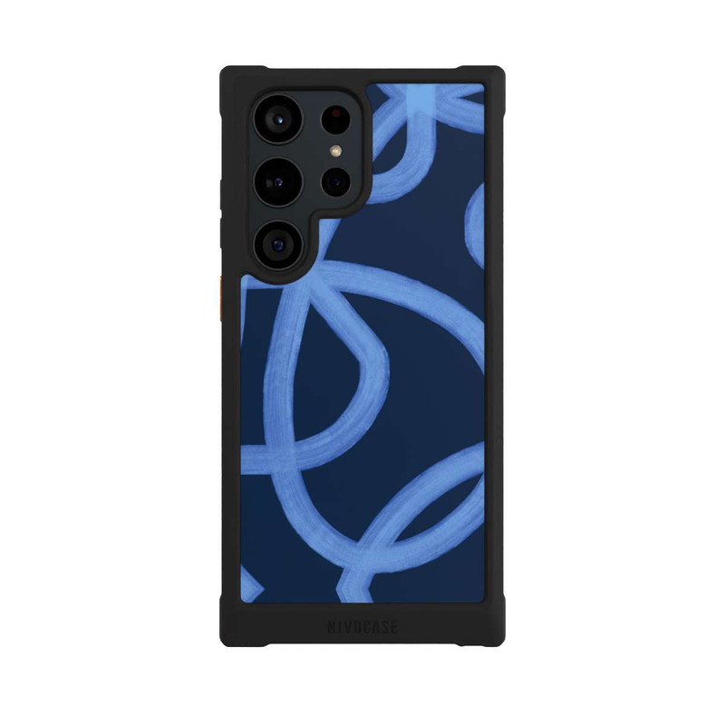 Galaxy S23 Ultra NIVOmax Laced Up Tones of Blue