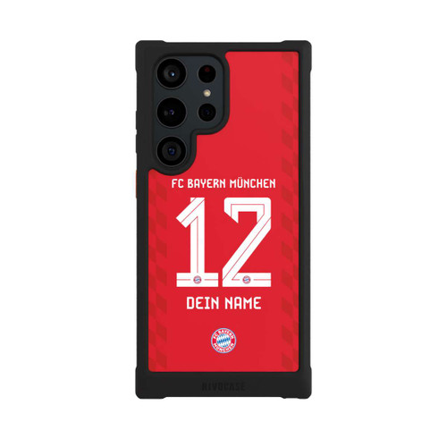 Samsung Galaxy S23 Ultra NIVOmax FC Bayern München Trikot Personalisierbar 25-26