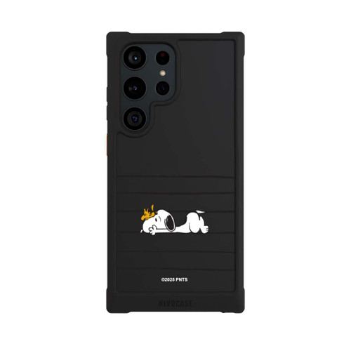 Samsung Galaxy S23 Ultra NIVOmax Snoopy Woodstock Streifen Peanuts Transparent