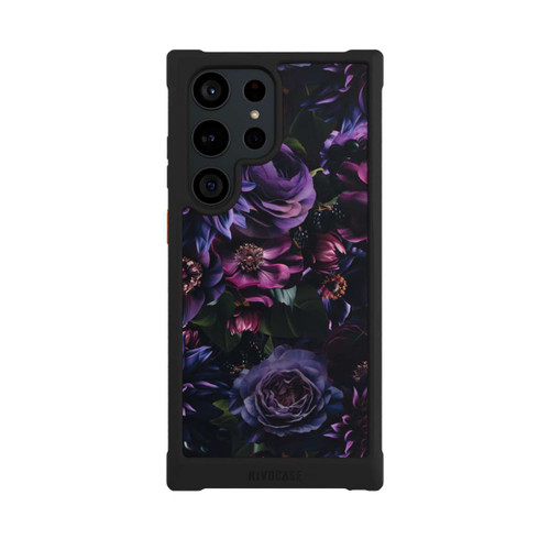 Samsung Galaxy S23 Ultra NIVOmax Dunkle Lila Blüten 