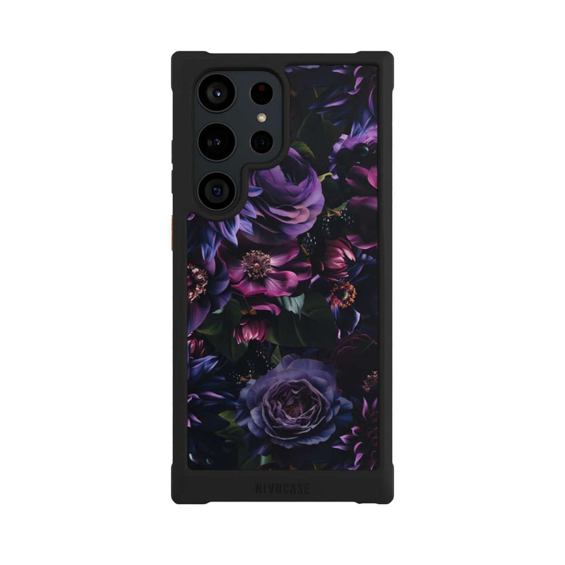 Galaxy S23 Ultra NIVOmax Dunkle Lila Blüten 