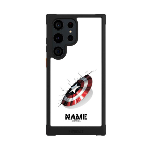 Samsung Galaxy S23 Ultra NIVOmax Captain America Shield Personalisierbar