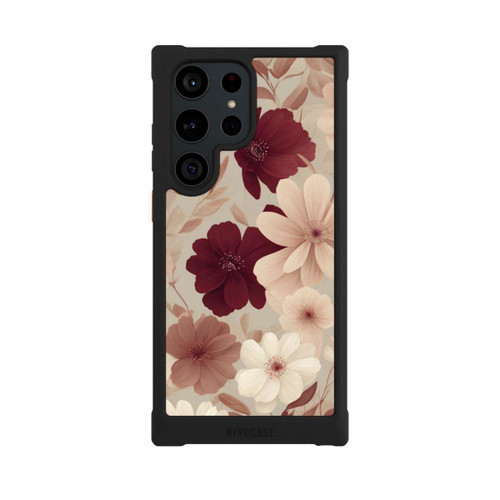 Samsung Galaxy S23 Ultra NIVOmax Romantische Pastellblumen mit KI