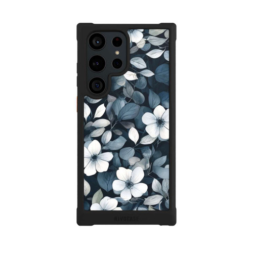 Samsung Galaxy S23 Ultra NIVOmax Blaue Negativblumen mit KI