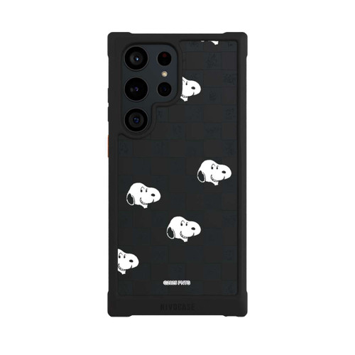 Samsung Galaxy S23 Ultra NIVOmax Snoopy Checked Pattern