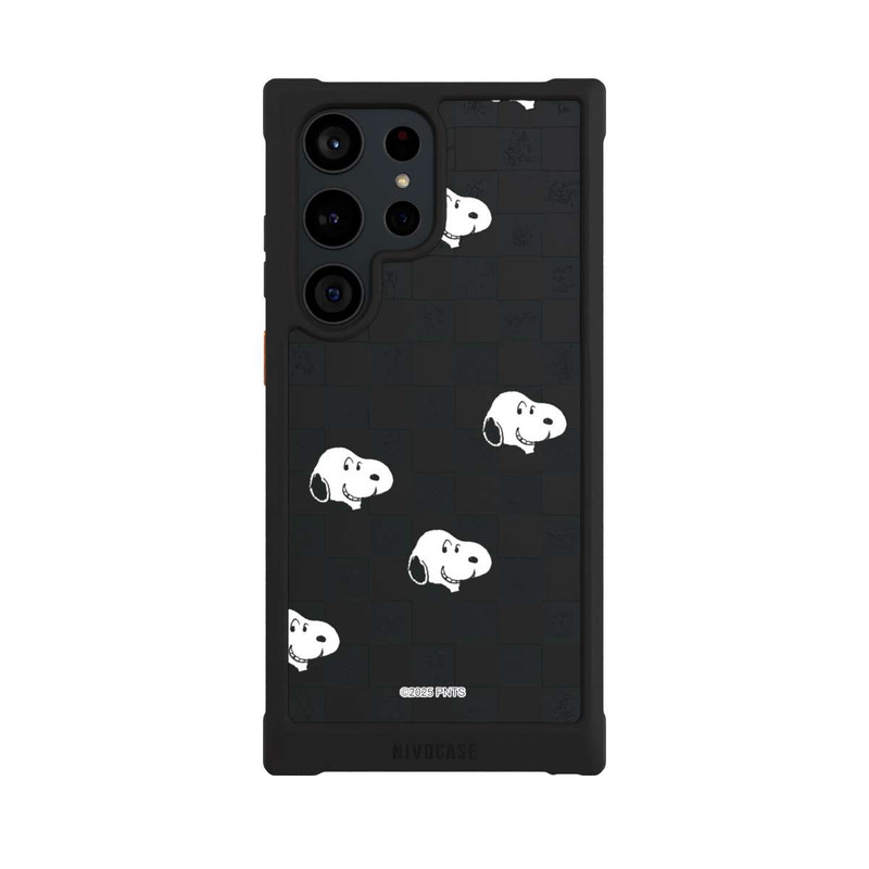 Galaxy S23 Ultra NIVOmax Snoopy Checked Pattern