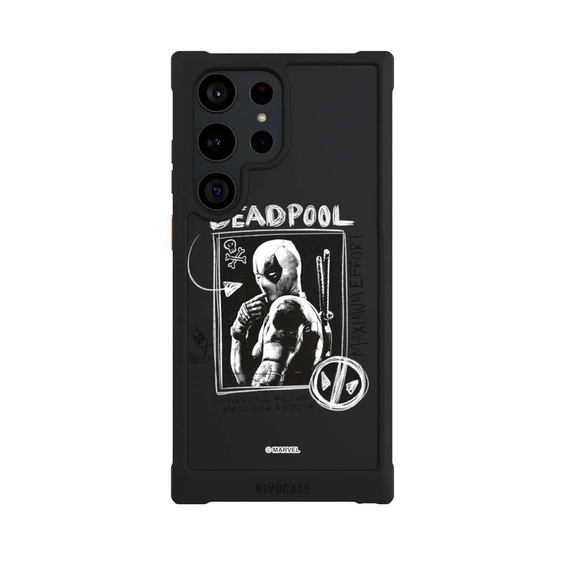 Galaxy S23 Ultra NIVOmax Deadpool Transparent