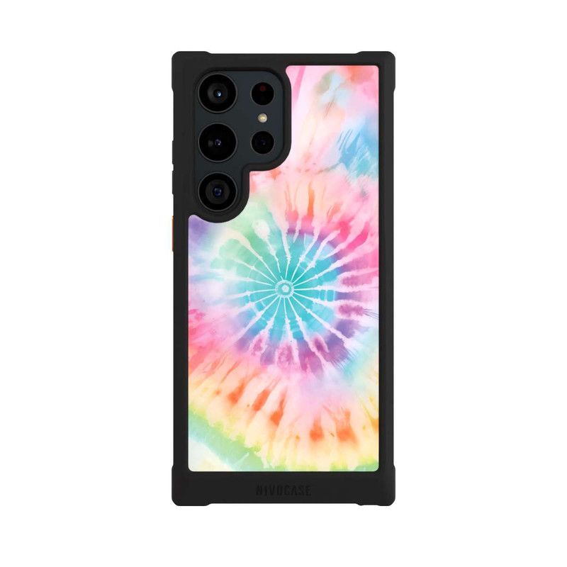 Galaxy S23 Ultra NIVOmax Rainbow Color Tie Dye 