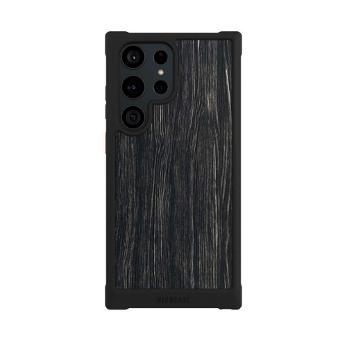 Samsung Galaxy S23 Ultra NIVOmax Dunkle Holzstruktur