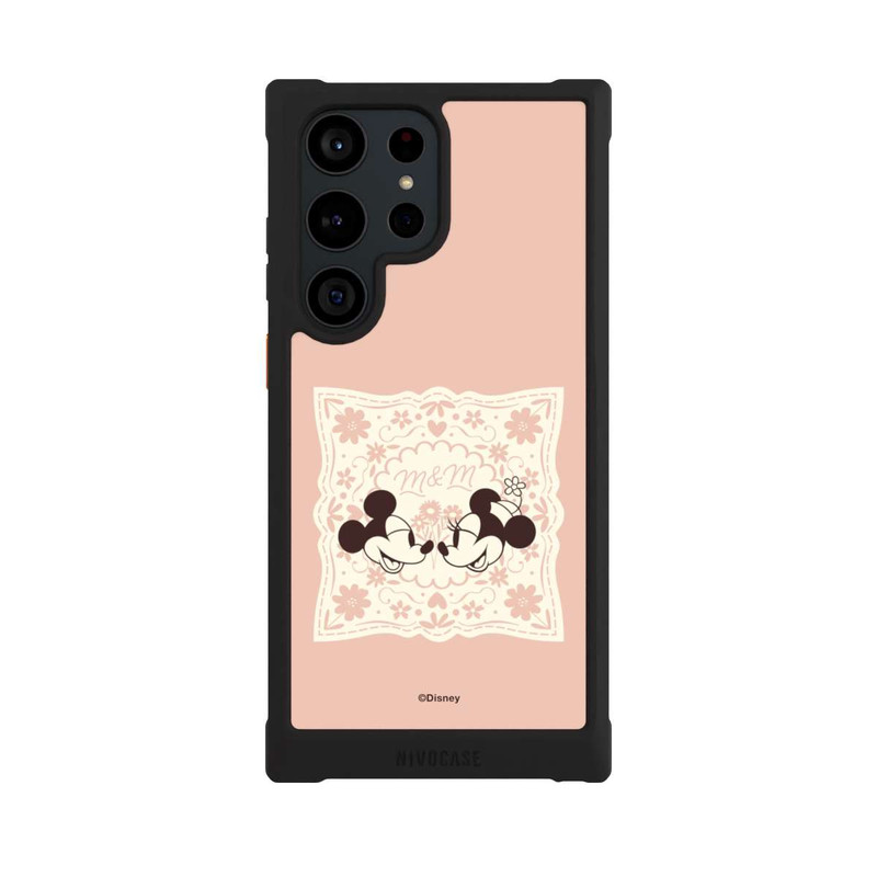 Galaxy S23 Ultra NIVOmax Minnie und Micky Forever Rosa