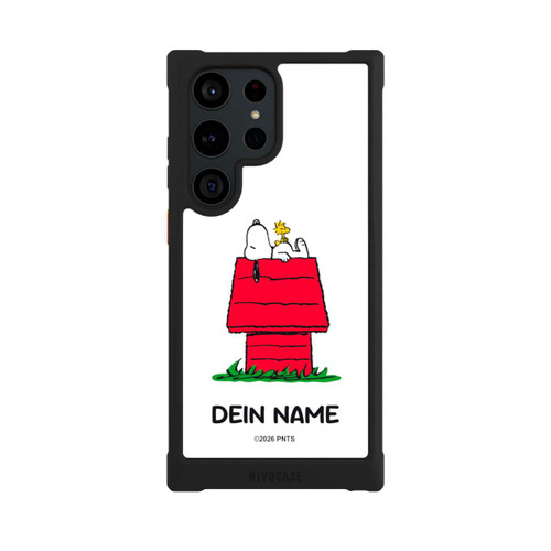 Samsung Galaxy S23 Ultra NIVOmax Snoopy and Woodstock Classic Personalisierbar