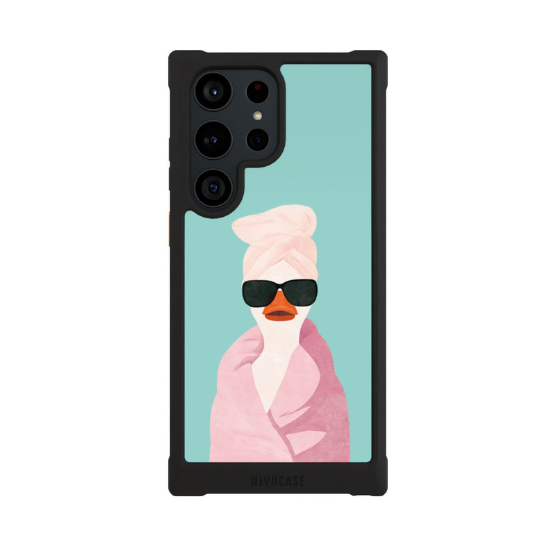 Galaxy S23 Ultra NIVOmax Turquoise Duck Wearing a Turban with AI