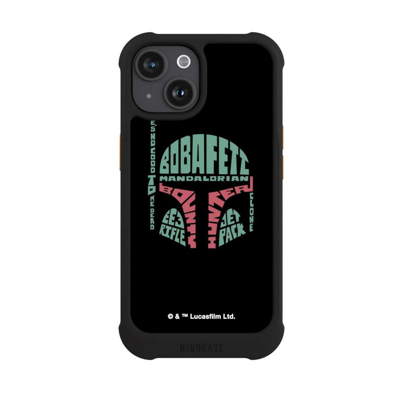 iPhone 15 NIVOmax Boba Fett Typo Grafisch