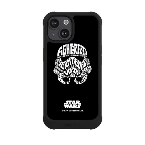 Apple iPhone 15 NIVOmax Storm Trooper Typo Graphic