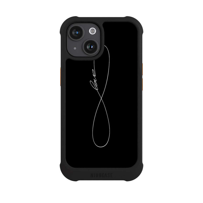 iPhone 15 NIVOmax Eternal Love Noir