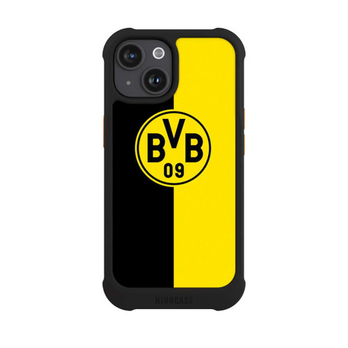 Apple iPhone 15 NIVOmax BVB Schwarz / Gelb