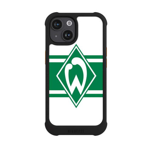 Apple iPhone 15 NIVOmax Werder Stripes White