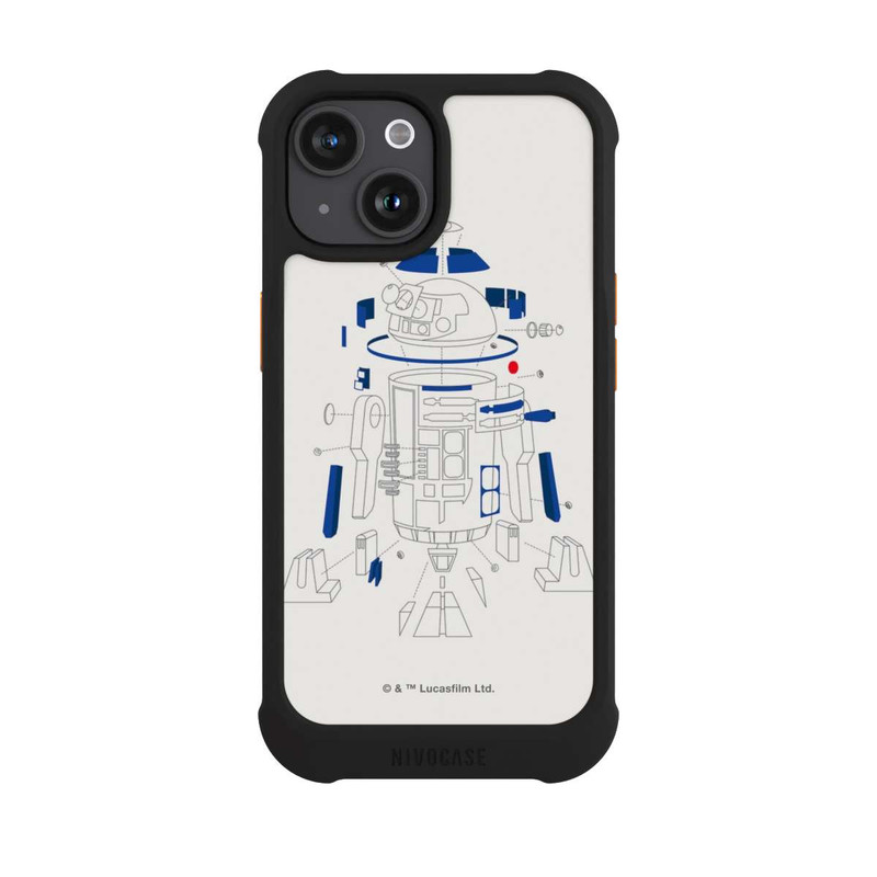 iPhone 15 NIVOmax R2D2 Explosionszeichung - StarWars 8
