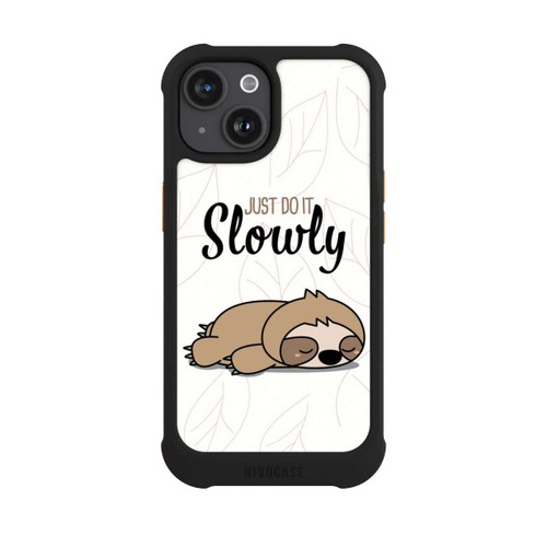 Apple iPhone 15 NIVOmax Just Do It Slowly Sloth