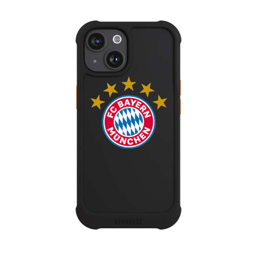 Apple iPhone 15 NIVOmax FCB Logo mit Sterne - ohne Hintergrund