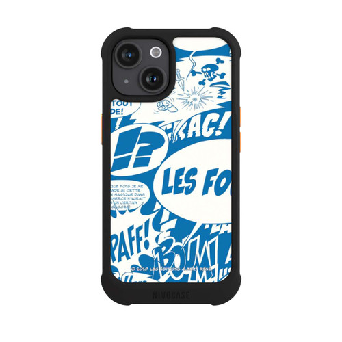 Apple iPhone 15 NIVOmax Bulles BD Astérix Bleu