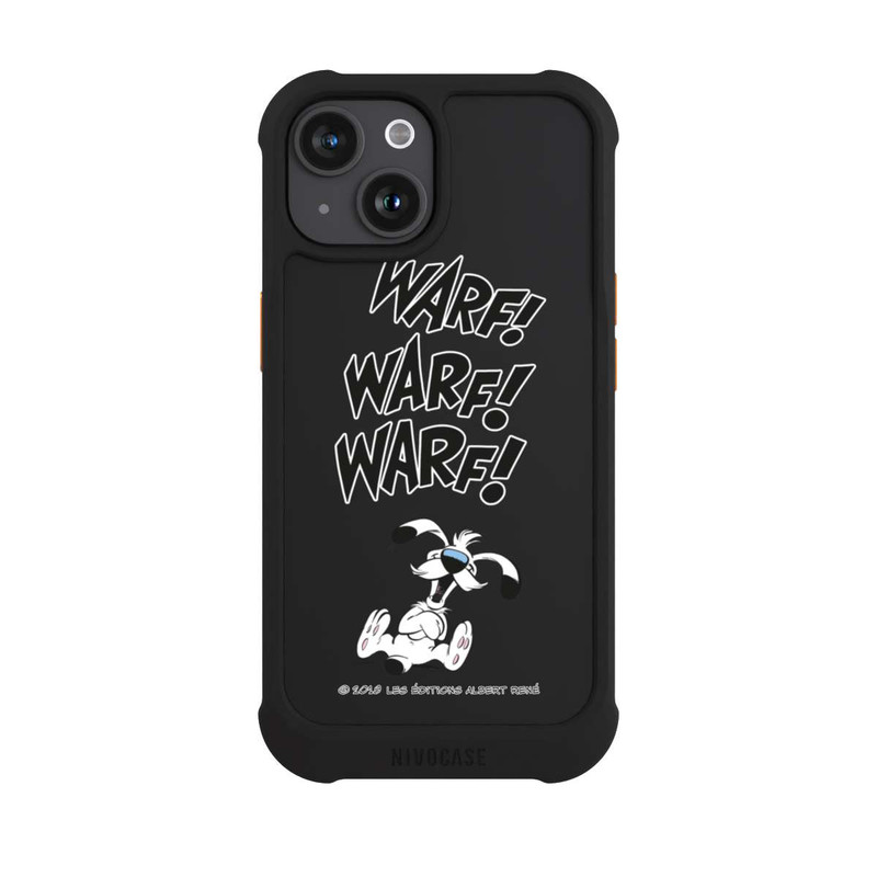 iPhone 15 NIVOmax Warf Warf Idéfix Transparent