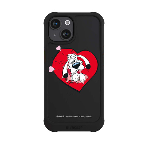 Apple iPhone 15 NIVOmax Idéfix Amoureux Transparent