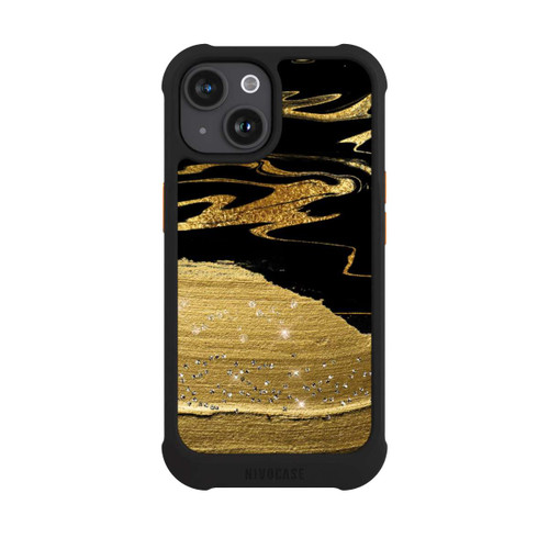 Apple iPhone 15 NIVOmax Marble Golden Look Veins