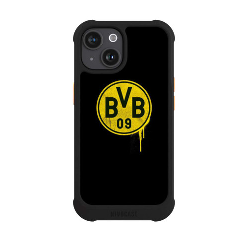 Apple iPhone 15 NIVOmax Spraylogo Dark - BVB