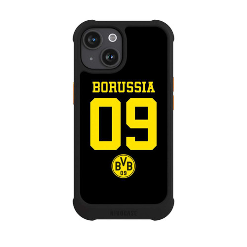 Apple iPhone 15 NIVOmax Borussia 09 Schwarz - BVB