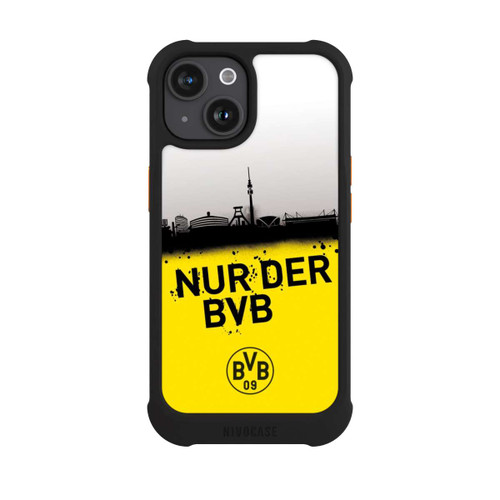 Apple iPhone 15 NIVOmax Nur der BVB - Silhouette
