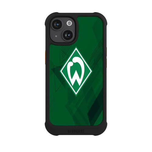 Apple iPhone 15 NIVOmax Grüne Grafikelemente - Werder Bremen