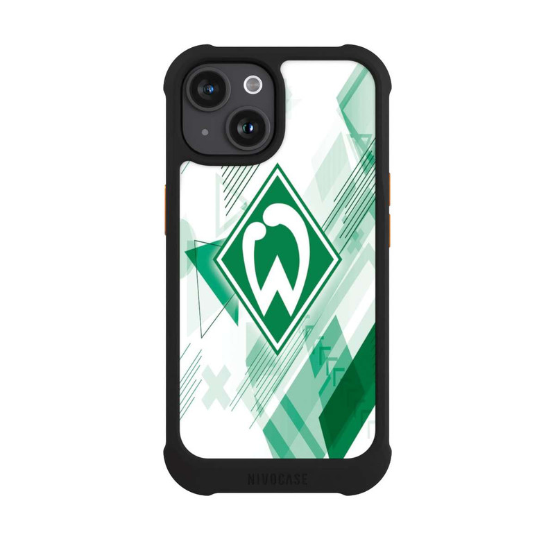 iPhone 15 NIVOmax Weiße Grafikelemente - Werder Bremen
