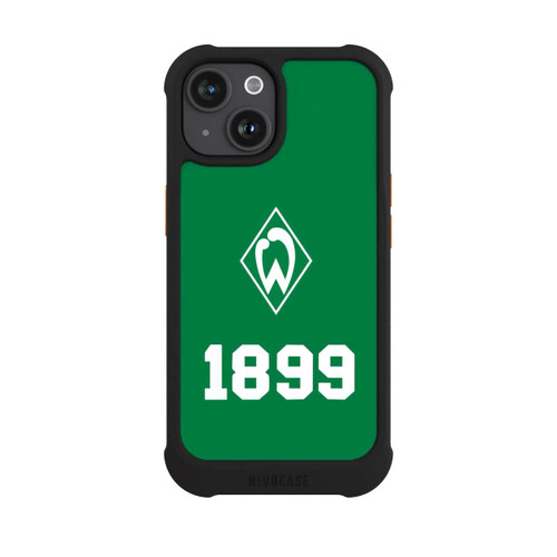 Apple iPhone 15 NIVOmax 1899 Grün-Weiß Lebenslang Grün - Werder Bremen