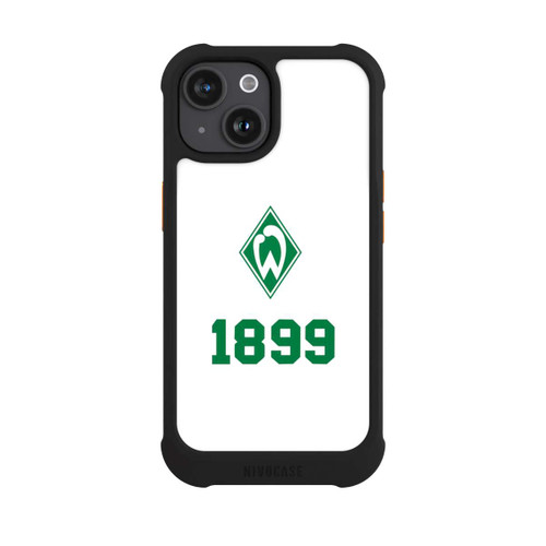 Apple iPhone 15 NIVOmax 1899 Grün-Weiß Lebenslang Weiss - Werder Bremen