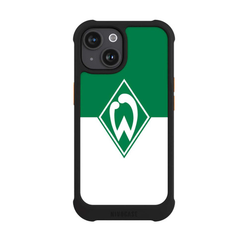 Apple iPhone 15 NIVOmax Zwei Farben - Werder Bremen