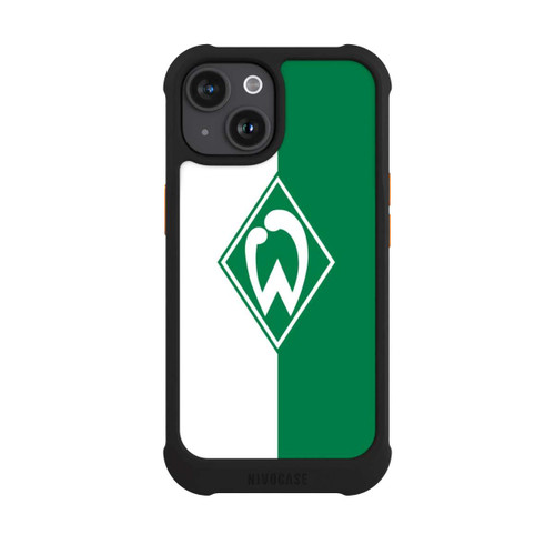 Apple iPhone 15 NIVOmax Weiß-Grün - Werder Bremen