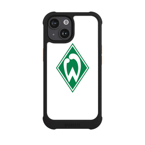 Apple iPhone 15 NIVOmax Logo auf Weiß - Werder Bremen