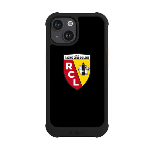 Apple iPhone 15 NIVOmax RC Lens Logo / Noir