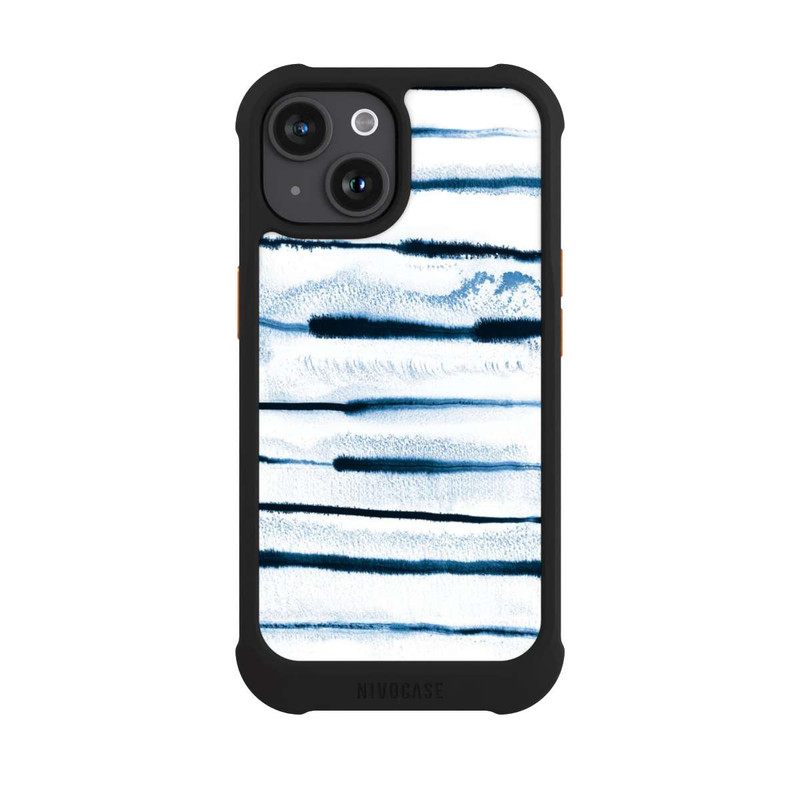 iPhone 15 NIVOmax Lignes électriques blanches